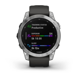 Garmin fenix 7, Silver w/Graphite Band - Img 5