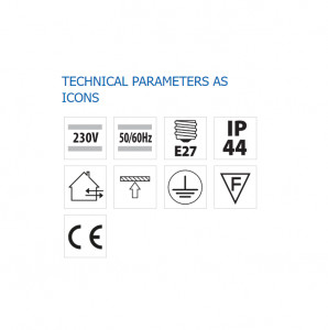 H006/BK RIGA IP44 VIVALUX - Img 3