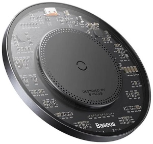 Incarcator WS Baseus Simple Qi 15W negru - Img 2