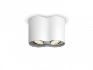 PILLAR HUE PLATE/SPIRAL WHITE 2X5W 230V - Img 1