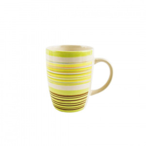 SET 3 CANI CERAMICA 285 ML, SARA,VERDE - Img 1
