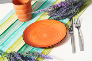 SET 6 FARFURII DESERT, CERAMICA 19 CM, G - Img 3