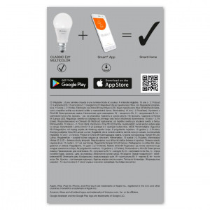 SMARTWIFIA75 9,5W 230V RGBWFRE27FS1LEDV - Img 3