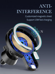 SUPORT AUTO SERIOUX WIRELESS 15W CH02W - Img 4
