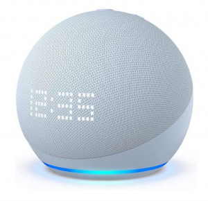Amazon Echo Dot 5, Boxa cu ceas, Blue - Img 1
