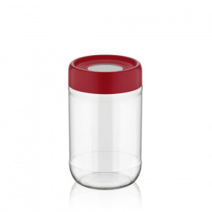 BORCAN DEPOZ.STICLA CU CAPAC,660 ML ROSU - Img 1