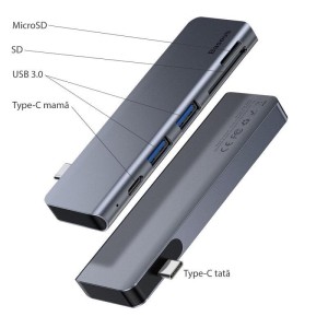 Docking Station Baseus USB-C la USB 3.0 - Img 4