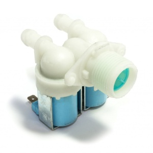 Electrovalva alimentare apa 2-iesiri masina de spalat BEKO WMB61442 2901250100 - Img 4