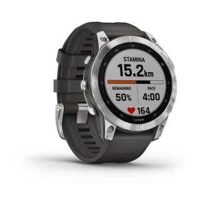 Garmin fenix 7, Silver w/Graphite Band - Img 6