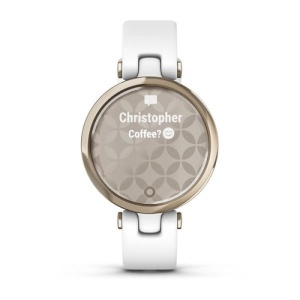 Garmin Lily Cream Gold, White Silicone - Img 7