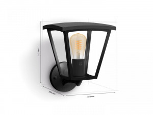 INARA HUE WA FIL EU WALL LANTERN BLACK - Img 1