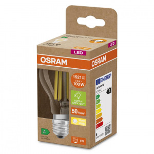 LED CLA100 7,2W/830 230VFILEAE27FS1OSRAM - Img 2