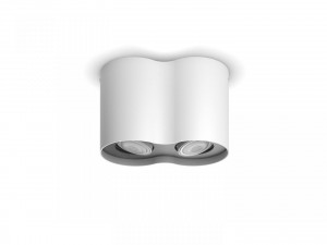 PILLAR HUE PLATE/SPIRAL WHITE 2X5W 230V - Img 2