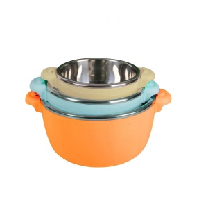 SET 3CASEROLE TERMICE 2+4+6L,BELLY ORANG - Img 3