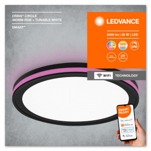 SMART WIFI ORBIS CIRCLE460 RGBTW BKLEDV - Img 1