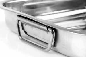 TAVA CUPTOR INOX 25x19x4.5 CM - Img 3