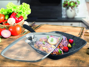 TIGAIE GRILL AL+CAPAC 28X4.5CM,DARK LINE - Img 1