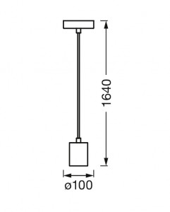 1906 PENDULUM ROUND E27 BK LEDV - Img 2