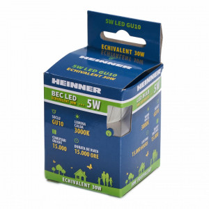 BEC LED HEINNER GU10 5W HLB-5WGU103K - Img 3