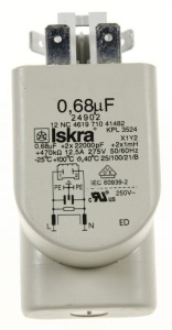 Filtru deparazitare masina de spalat Whirlpool 0,68UF 481212118285 - Img 1