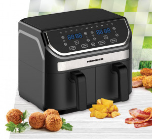 FRITEUZA DUBLA HEINNER HAF-KDB1700BK - Img 3