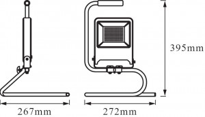 LED WORKLIGHT 50W 840 S-STAND LEDV - Img 3
