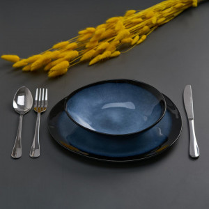 SET 6 BOLURI OVALE CERAM.20 CM,SERENITY - Img 2