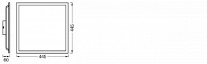 SMARTWIFI PLANON 45X45 MGC RGBTW RCLEDV - Img 2
