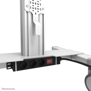 Stand podea mobil NM MUp 37-75" 70kg alb - Img 18