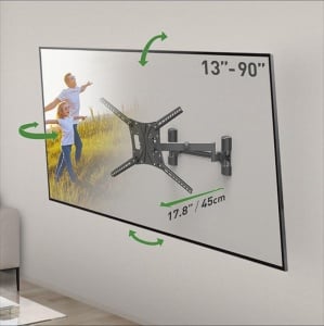 Barkan TV Mount 2 brate 13"- 90" 60Kg - Img 4