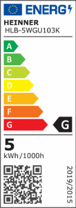 BEC LED HEINNER GU10 5W HLB-5WGU103K - Img 4