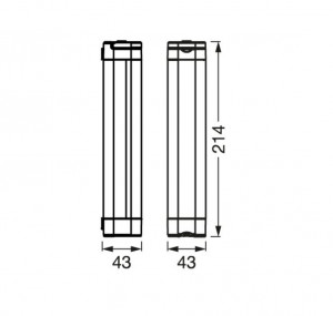 LINEAR LED TASKLIGHT 200MM IP54 WT LEDV - Img 3