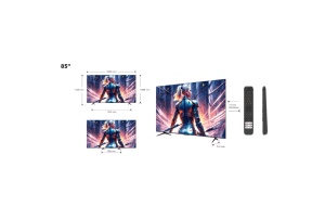 Qled TV 4K 85''(216cm) 120Hz TCL 85T8B ( - Img 3