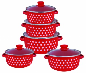 SET GATIT 10 PIESE EMAILAT, ARIA - Img 2