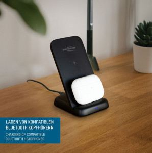 Statie de incarcare ANSMANN Qi 15W verticala - incarcator wireless - incarcator cu inductie - Img 4