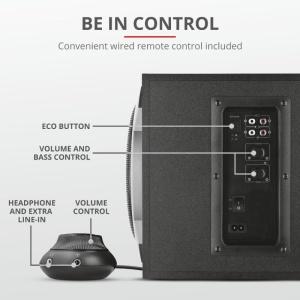 Trust Tytan 2.1 Speaker Set - black - Img 4