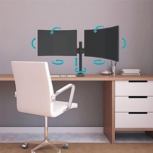 Barkan Dual Monitor 27" Desk Mount - Img 7