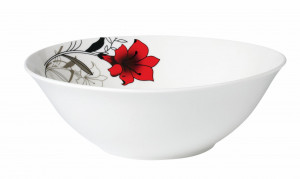 BOL PORTELAN 20 CM, RED FLOWERS - Img 3