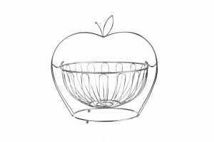 COS FRUCTE METALIC CU STAND, 30x29 CM - Img 3