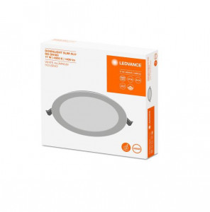 DL SLIM ALU DN180 17W/3000K WT LEDV - Img 2