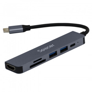 DOCK STATION SPACER 6in1 Type C - Img 1