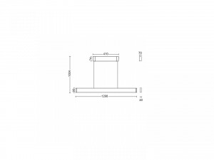 ENSIS HUE PENDANT WHITE 2X39W 24V - Img 3