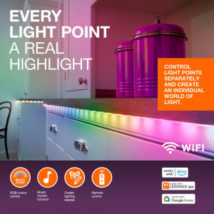 SMART WIFI FLEX 3M MGC RGB RC LEDV - Img 2