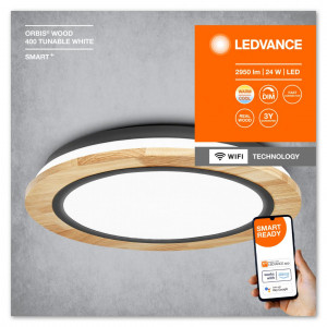 SMART WIFI ORBIS WOOD 400 TW FS1 LEDV - Img 1