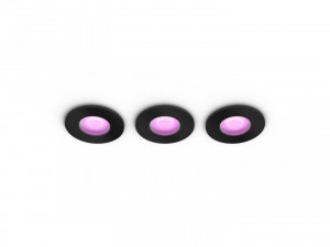 XAMENTO HUE RECESSED BLACK 3X5.7W - Img 3