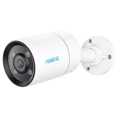 Camera IP Reolink, 2K 4MP, PoE, Lumina alba, Detectie persoana/animal companie/vehicul, Microfon, Difuzor - ColorX Series P320X