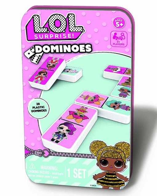 DOMINO IN CUTIE DE METAL LOL