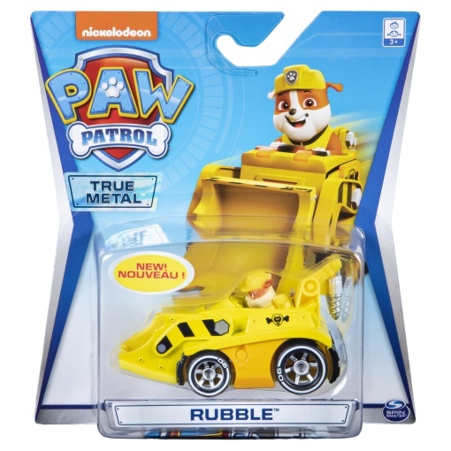 PATRULA CATELUSILOR MACHETA METALICA RUBBLE CU EXCAVATOR