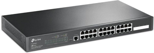 Switch TP-Link JetStream cu management | 24× porturi Gigabit L2+ și 4× sloturi SFP TL-SG3428