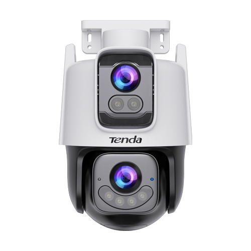 Camera PT Wi-Fi, rezolutie 3+3MP, Dual-Lens, Audio bidirectional, IR/WL 30m, Alarma, IP65 - TENDA TND-CH9-WCA